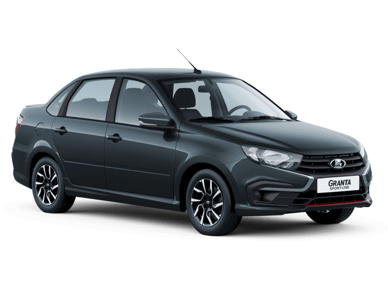 Купить Lada Granta Sportline в Омске - СЕРЕБРИСТО-ТЕМНО-СЕРЫЙ "БОРНЕО" (633) - МЕТАЛЛИК