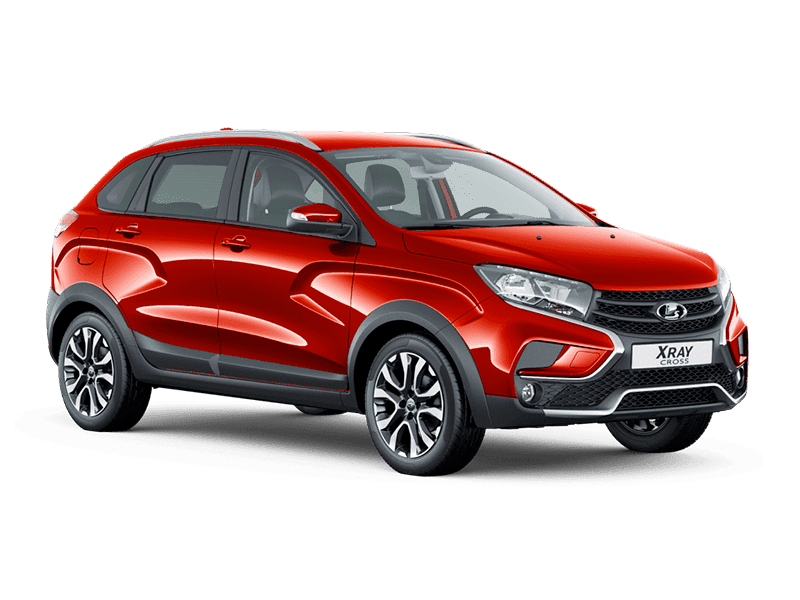 Купить Lada Xray Cross в Омске - Красный "Красный сплав" (136) - металлик